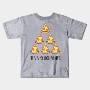 This is my food pyramid Kids T-Shirt